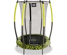 EXIT Tiggy junior trampoline with safety ø140cm - juodas/žalias