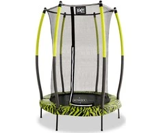 EXIT Tiggy junior trampoline with safety ø140cm - juodas/žalias