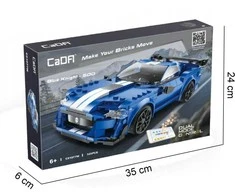CaDA konstruktorius-nuotoliniu būdu valdomas lenktyninis automobilis „Blue Knight 500“ (C51077W)