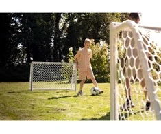 EXIT Scala aliuminio futbolo vartai 120x80 cm - balti