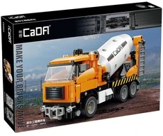 CADA Betono maišyklė statybinė transporto priemonė 368 elementai C65021W
