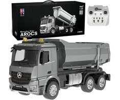 Cada Nuotoliniu būdu valdoma transporto priemonė savivartis Mercedes Benz Arocs RC 1:20
