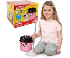 Rinkinys Valymo Šluostė Ir Kibiras Hetty Vaikams Casdon 42 cm
