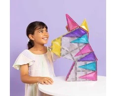 CONNETIX magnetinis konstruktorius 56d. Glitter Unicorn Pack