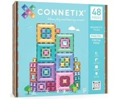 CONNETIX - Magnetinis konstruktorius - 48d. Pastel Portal Pack
