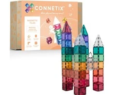 CONNETIX Magnetinis konstruktorius 40d. Kvadratai