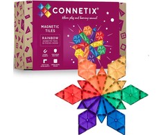 Connetix - Vaivorykštės geometrijos rinkinys, 30 detalių - (CT-R-00030-GE)