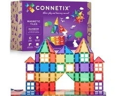 Magnetinis konstruktorius Connetix  Rainbow Starter Pack, 60 dalių