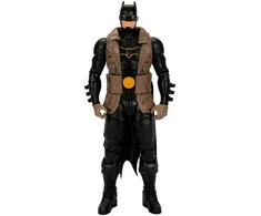 DC Comics Batman didelė figūrėlė lėlė rudu paltu 30 cm