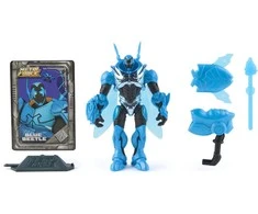 Blue DC Comics Metal Force maža figūrėlė Mėlynojo vabalo skarabėjo vyro lėlė 12 cm