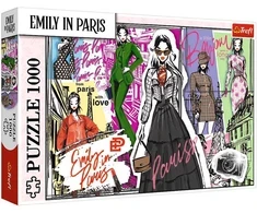 Trefl Dėlionė 1000 vnt. - Emily in Paris: mados įkvėpimai