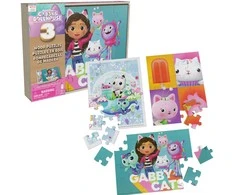 Dėlionė Spin Master Gabby's Dollhouse 3x24 vnt. Mediniai galvosūkiai