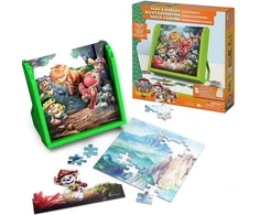 Dėlionė Sm Games Puzzles Psi Patrol I Dinozaury Film Dino Puzzle 5 Układanek 3d 125 El. + Podstawka