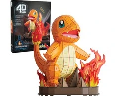Nezatříděno „Puzzle 4D“ statyti „Pokemon Charmander“ 3D modelius surinkimui