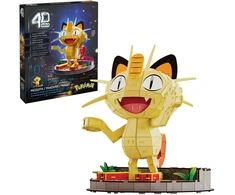 Dėlionė Puzzle 4D Build Pokemon Meowth kačiukas 3D modelis surinkimui
