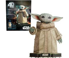 Dėlionė 4D Build Star Wars Star Wars Grogu Baby Yoda 3D modelio figūrėlė, kurią reikia surinkti