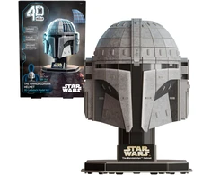 4D dėlionės „Star Wars Mandalorian“ 3D šalmo modelis surinkimui