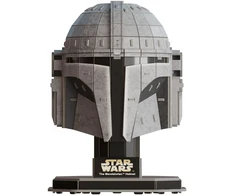 4D dėlionės „Star Wars Mandalorian“ 3D šalmo modelis surinkimui