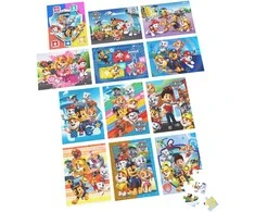 Dėlionė „Paw Patrol“ 12 viename, didelis dėlionių rinkinys, 12 dėlionių