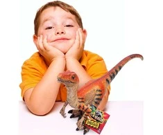 Almarina Dinozaur Velociraptor duża figurka ruchoma 19 cm