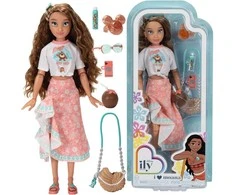 Jakks Pacific Disney ILY 4ever madingų lėlių rinkinys su Moanos motyvu ir aksesuarais, 30 cm
