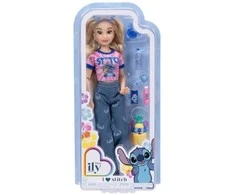 Jakks Pacific „Disney ILY 4ever“ mados lėlė su Stitch tema ir aksesuarų rinkiniu, 30 cm