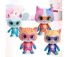 Superkitties „Disney Junior“ „Superkoty“ „Super Kitties“ pliušinis kačiukas Ginny/Gosia, 18 cm