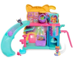Usorteret Disney Jaunikiams „Supercats Super Kitties Purr'n'Play“ žaidimų aikštelės rinkinys + kačiukų figūrėlės, priedai, šviesa ir garsas