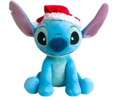 Disney Lilo&amp;Stitch Stitch pliušinis žaislas su Kalėdų Senelio kepure 47 cm