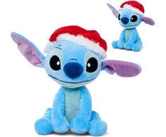 Simba Disney Lilo&amp;Stitch Maskotka Stich su czapką Mikołaja pluszak 27 cm