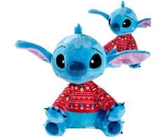 Mattel Simba Minkštas pliušinis Disney Stitch žaislas 25 cm žieminis