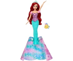 Disney Princess lalka Arielka Mała Syrenka 2w1 princesė i syrenka + priedai