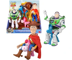 Disney Toy Story 5 PlayScale figūrėlių rinkinys Čiapas Bzas Astralas Hi-Tech + du arkliukai