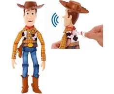 Mattel Disney Toy Story Interaktyvi minkšta figūrėlė Čiudas Vudis 31 cm EN