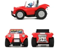 Jada Toys „Disney“ nuotoliniu būdu valdoma transporto priemonė „Raudon Buggy“ su dygsniu, RC figūrėlė