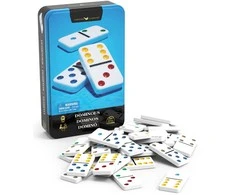 Spin Master DOMINO ŽAIDIMO RINKINYS IŠ 28 DVIPUŠIŲ KULIKLIŲ Skardine