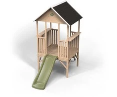 EXIT Panorama 300 wooden playhouse with slide