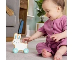 Mattel FISHER-PRICE stumdomas medinis žaislas – Triušiukas (JDM52)