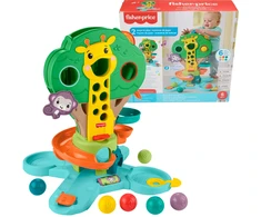 Mattel Medžio formos „Atsisėdus – atsistojus“ aktyvinantis žaidimų centras su kamuoliukais