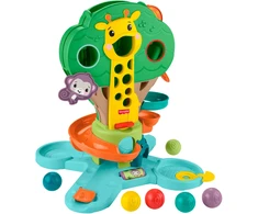 Mattel Medžio formos „Atsisėdus – atsistojus“ aktyvinantis žaidimų centras su kamuoliukais