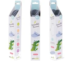 Gili Gums GILIGUMS GG 45490 krokodilo silikoninis kilimėlis, pilkas