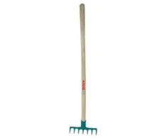 Klein Duże Grabie ogrodowe Bosch su drewnianym trzonkiem vaikams 72 cm