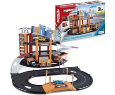SIMBA Didelis garažo automobilių stovėjimo aikštelės „Motor City Plus“ + „City Car Street“ rinkinys