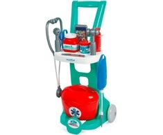 Simba Little Doctor's Set Gydytojo vežimėlis apžiūros įrankių dėžei 12 vnt