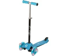 Almarina EVO reguliuojamas 3 ratų paspirtukas vaikams Light Up Mini Cruiser Mėlyna Light Up Wheels