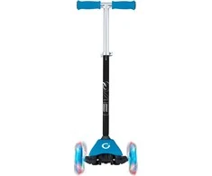 Almarina EVO reguliuojamas 3 ratų paspirtukas vaikams Light Up Mini Cruiser Mėlyna Light Up Wheels