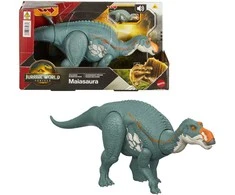 Mattel Dinozauro Maiasaura Juros periodo pasaulio atgimimas Wild riaumojimo garsas 31,5 cm figūrėlė