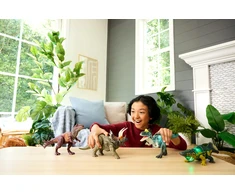 Mattel Figūrėlė Interaktywna Dinozaur Jurassic World Survival Triceratops Dźwięk Światło