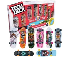 Tech Deck Tech kaladės, 8 vnt. pakuotė – Retro neoninė