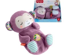 Mattel Fioletowa Małpka Usypianka-Przytulanka su Dźwiękami i Melodiami